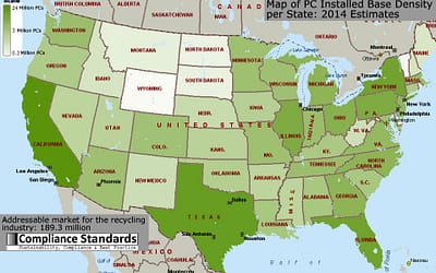 PC Installed Base in the US: Density per State